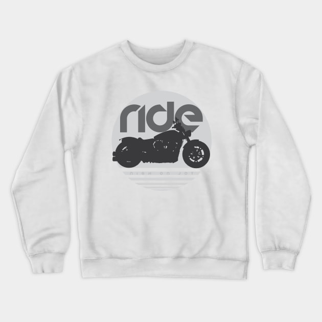 Ride scout bobber sun Crewneck Sweatshirt by NighOnJoy